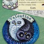 Magnete personalizzato ing yang civette valentina nome